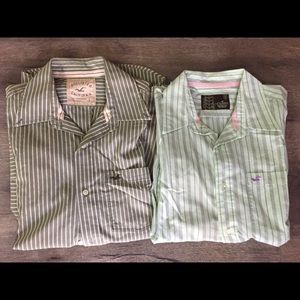 Hollister Men’s Stripe Shirts - Total 2